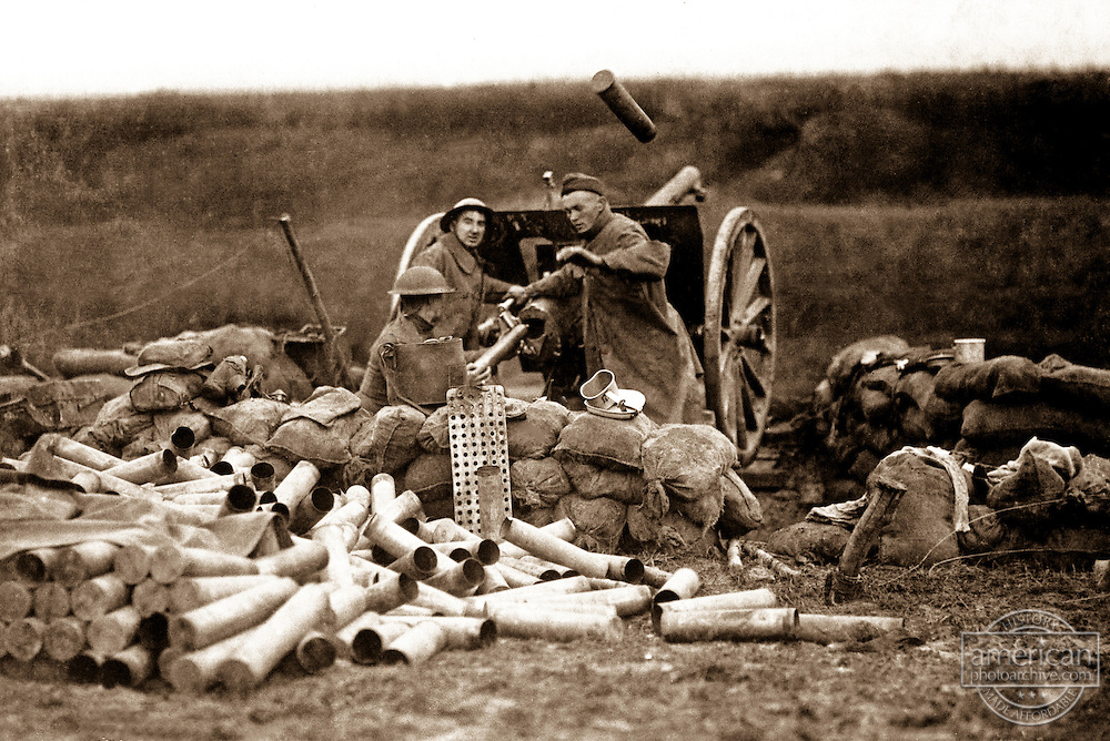 Artillery Battery Battle of Lorraine WW1