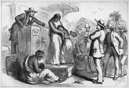 Slave Mother at Auction